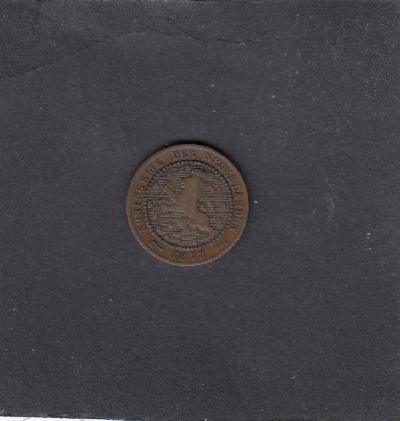 Beschrijving: 1 Cent WILLEM III  